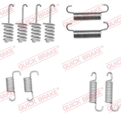 Accessory Kit, parking brake shoes 105-0004