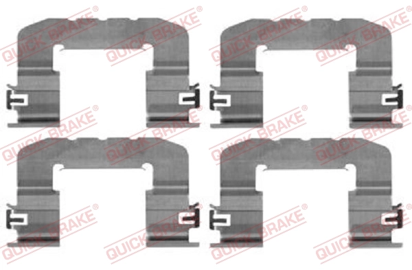 Accessory Kit, disc brake pad 109-0017