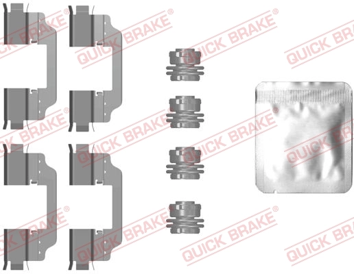 Accessory Kit, disc brake pad 109-0101