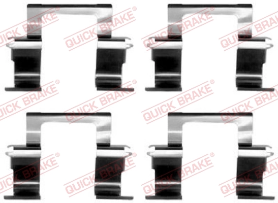 Accessory Kit, disc brake pad 109-1274