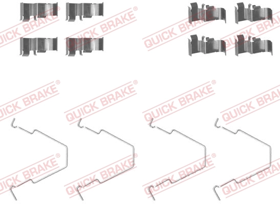 Accessory Kit, disc brake pad 109-1652