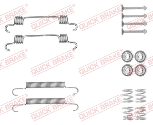 Accessory Kit, parking brake shoes 105-0887