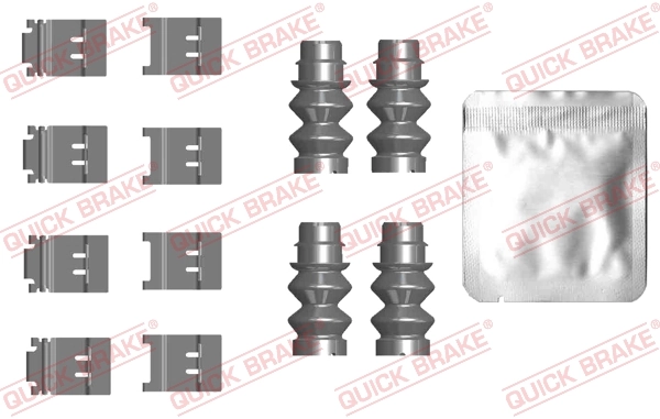 Accessory Kit, disc brake pad 109-0124