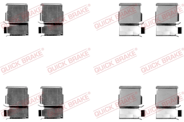 Accessory Kit, disc brake pad 109-1033