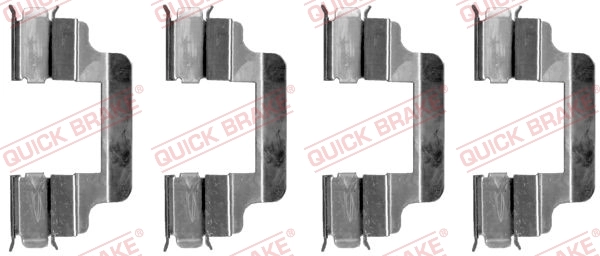 Accessory Kit, disc brake pad 109-1230