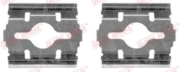Accessory Kit, disc brake pad 109-1657