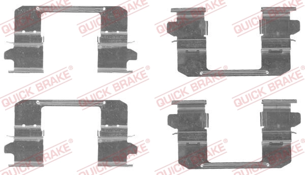 Accessory Kit, disc brake pad 109-1834