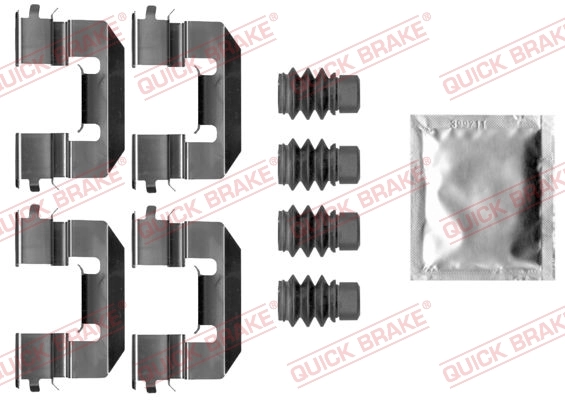 Accessory Kit, disc brake pad 109-0038