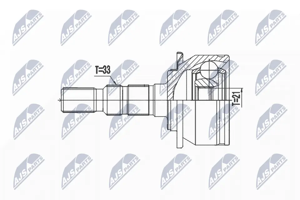 Joint Kit, drive shaft NPZ-PL-035