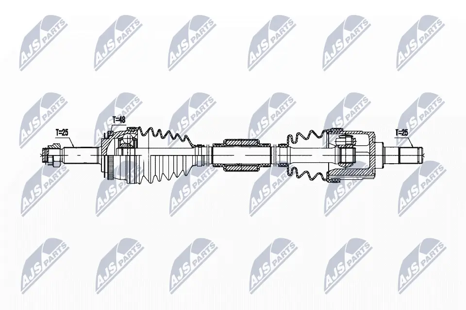 Drive Shaft NPW-KA-382