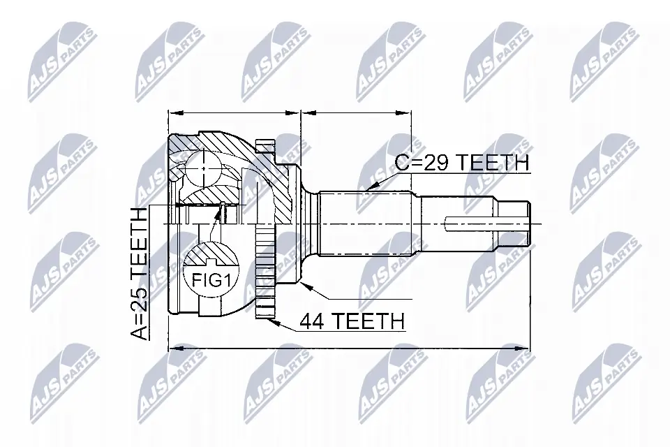 Joint Kit, drive shaft NPZ-NS-077