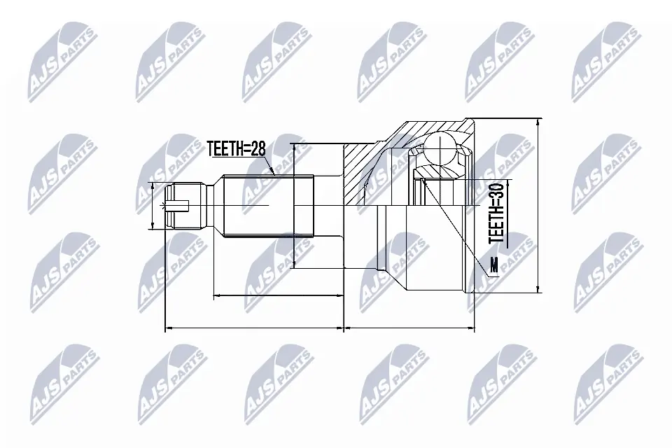 Joint Kit, drive shaft NPZ-SU-020