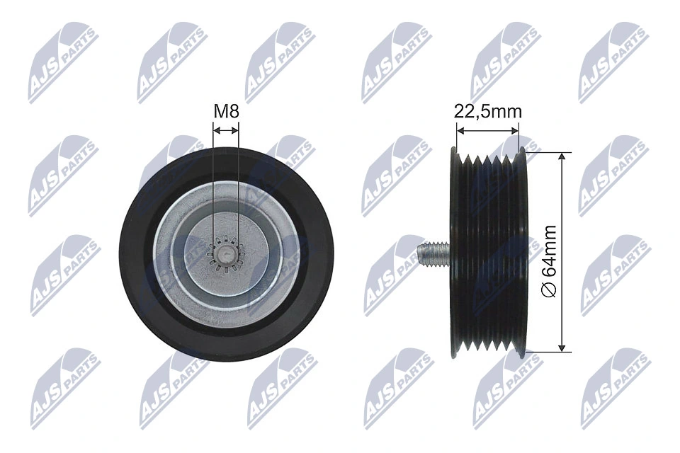 Deflection Pulley/Guide Pulley, V-belt RNK-ME-029