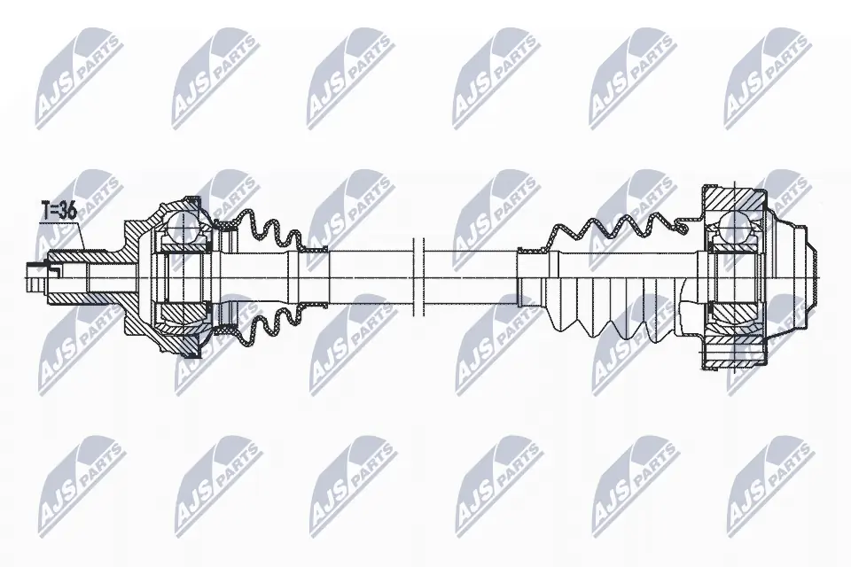 Drive Shaft NPW-VW-169