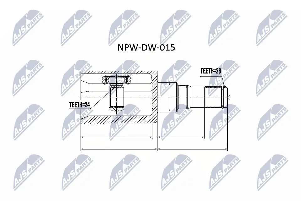 Joint Kit, drive shaft NPW-DW-015