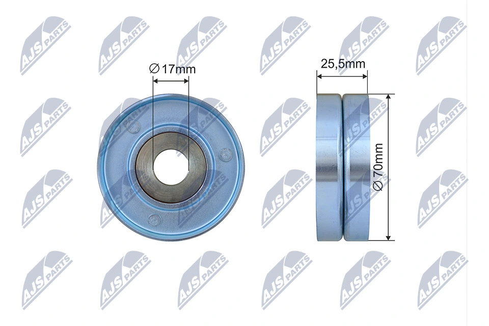 Tensioner Pulley, V-ribbed belt RNK-BM-054