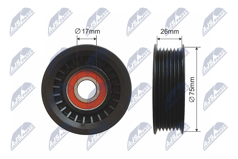 Tensioner Pulley, V-belt RNK-CH-033