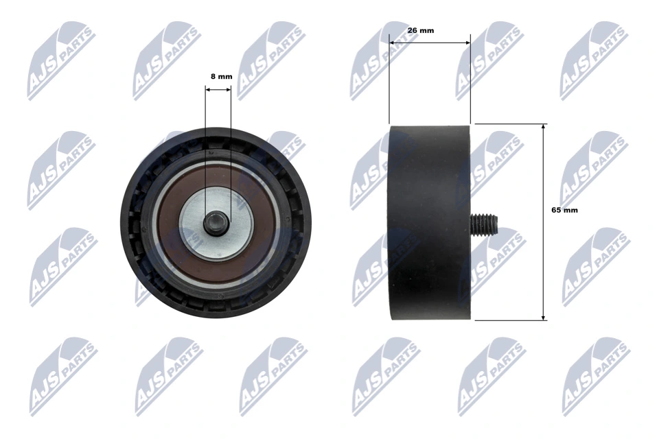 Deflection/Guide Pulley, V-ribbed belt RNK-FR-070