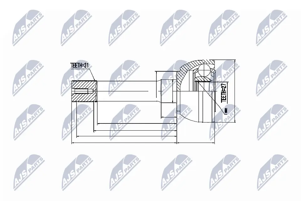 半轴接头组件 NPZ-NS-011