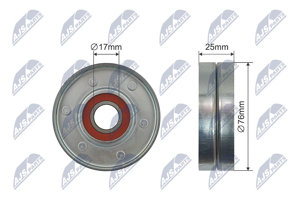 Tensioner Pulley, V-ribbed belt RNK-VW-008