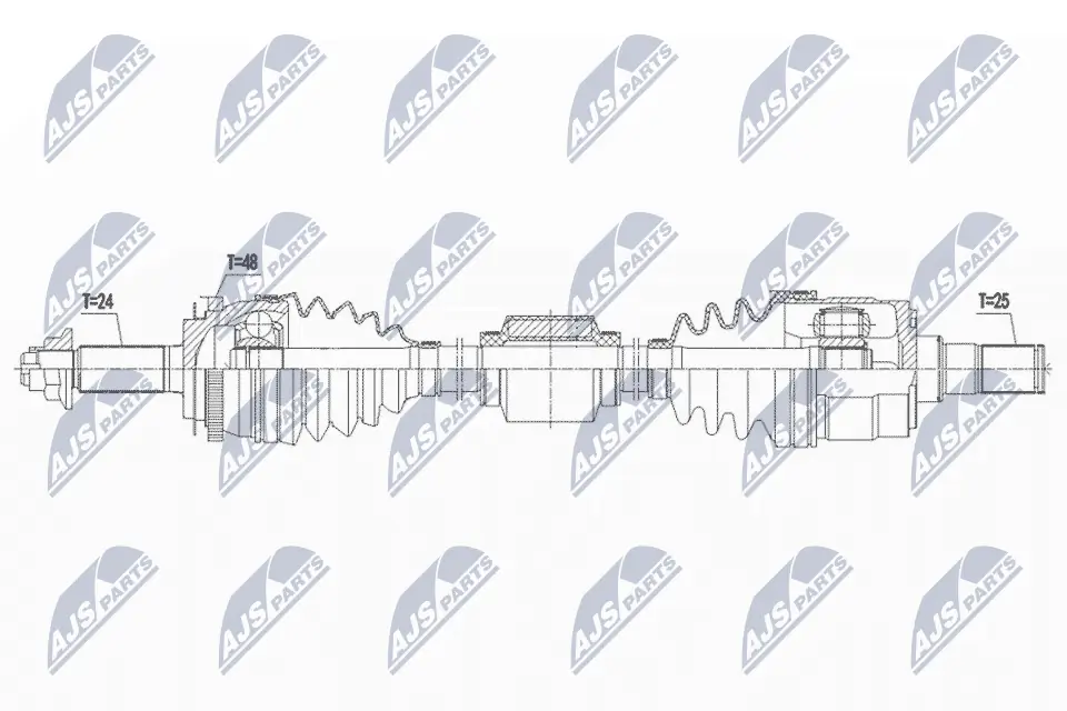 Drive Shaft NPW-KA-376