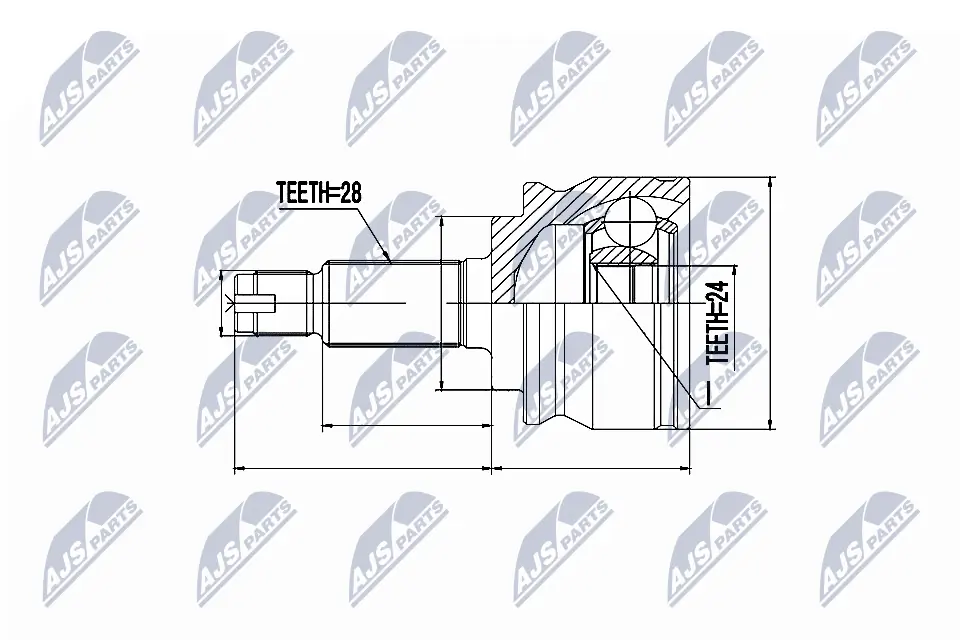 Joint Kit, drive shaft NPZ-SU-032