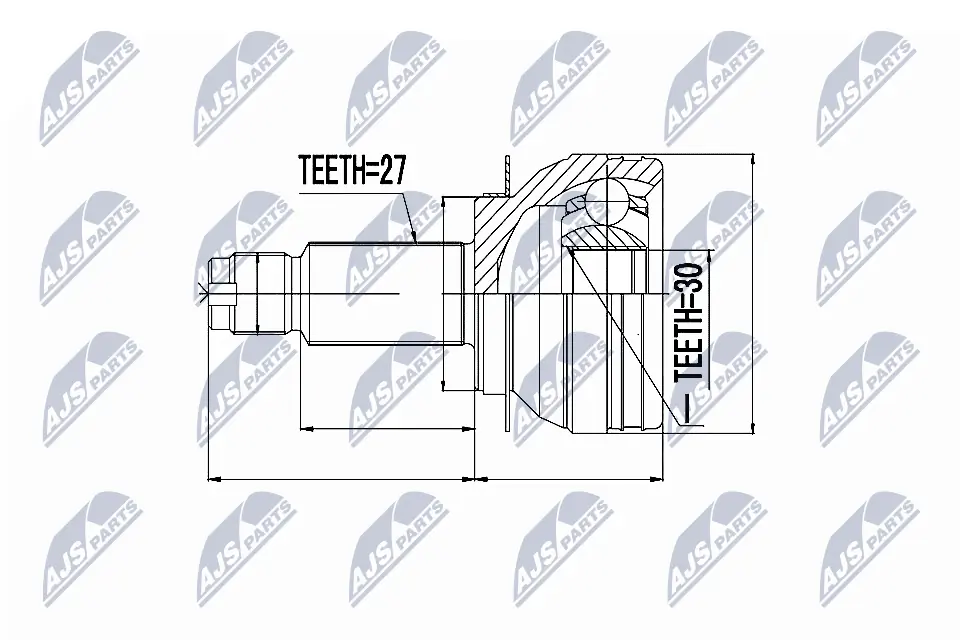 Joint Kit, drive shaft NPZ-SB-009