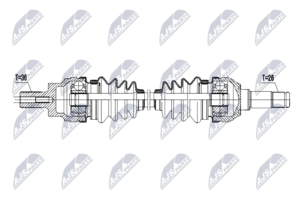 Drive Shaft NPW-VV-157