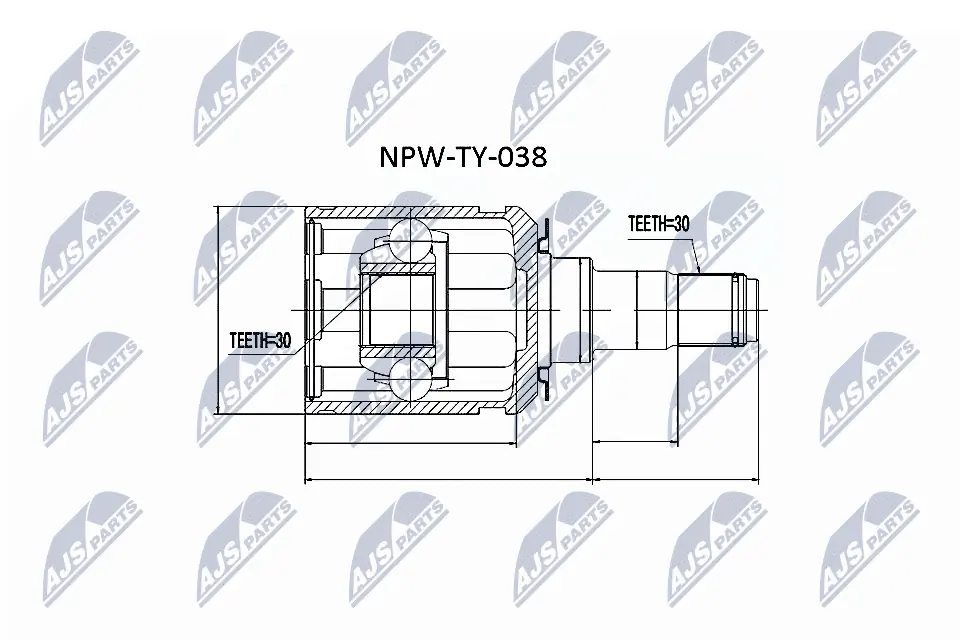 Joint Kit, drive shaft NPW-TY-038