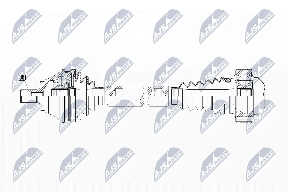 Drive Shaft NPW-VW-107