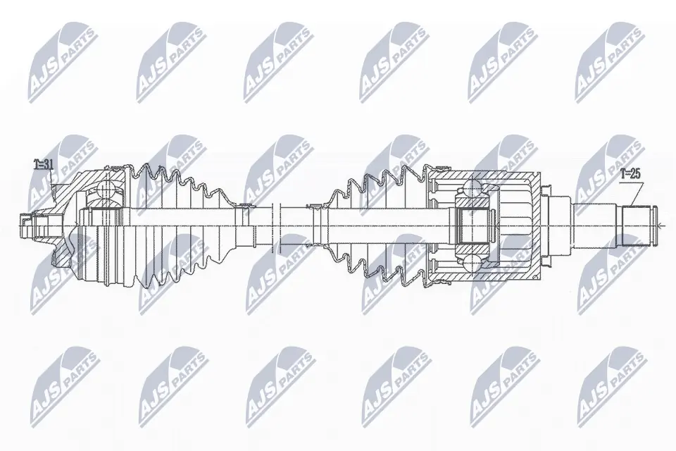 Drive Shaft NPW-BM-168