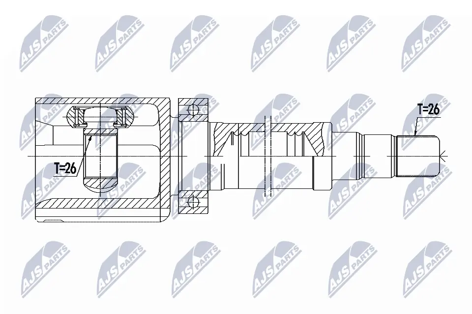 Joint Kit, drive shaft NPW-VV-085
