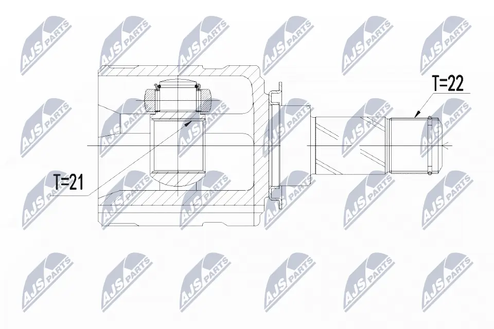Joint Kit, drive shaft NPW-PL-064