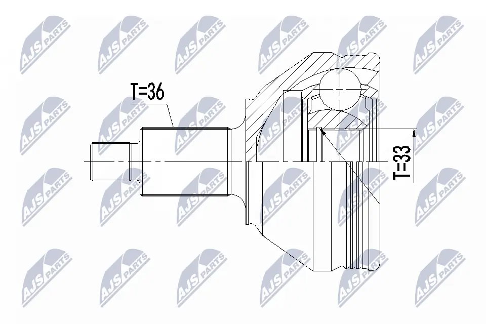 Joint Kit, drive shaft NPZ-VW-049