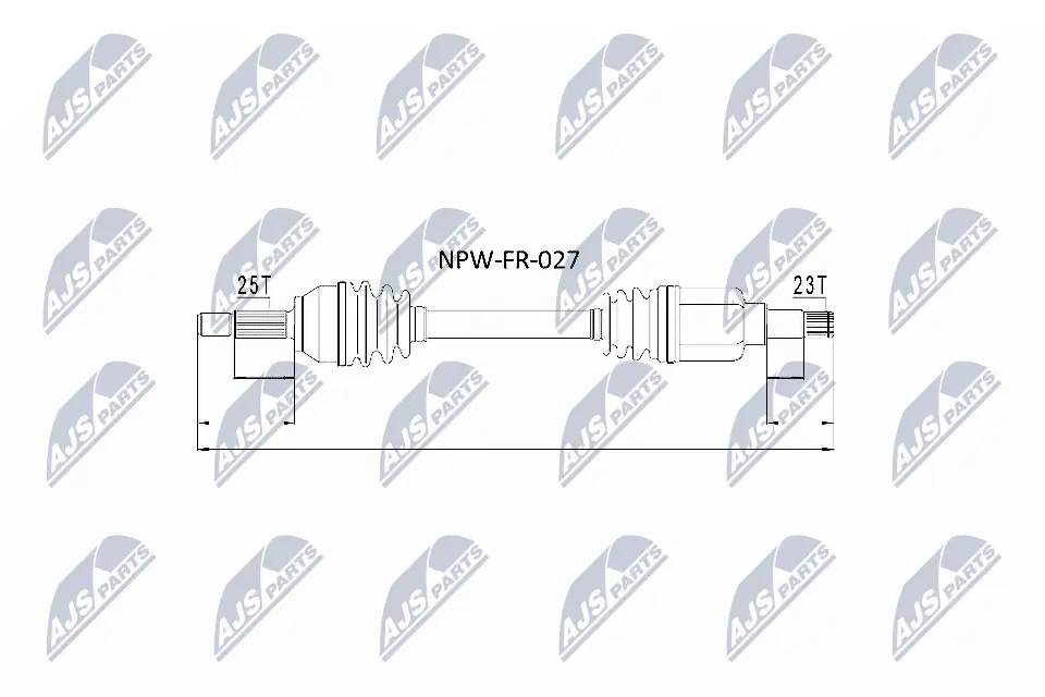 Drive Shaft NPW-FR-027