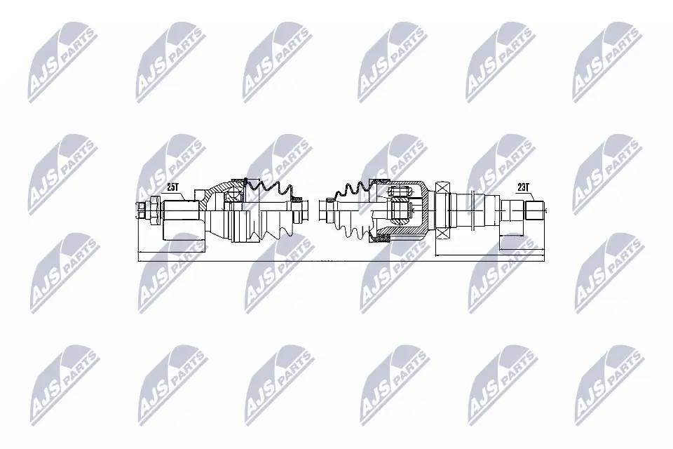 Drive Shaft NPW-FR-030