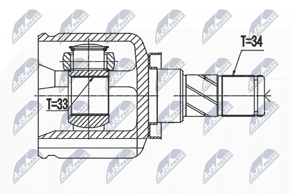 Joint Kit, drive shaft NPW-BM-144