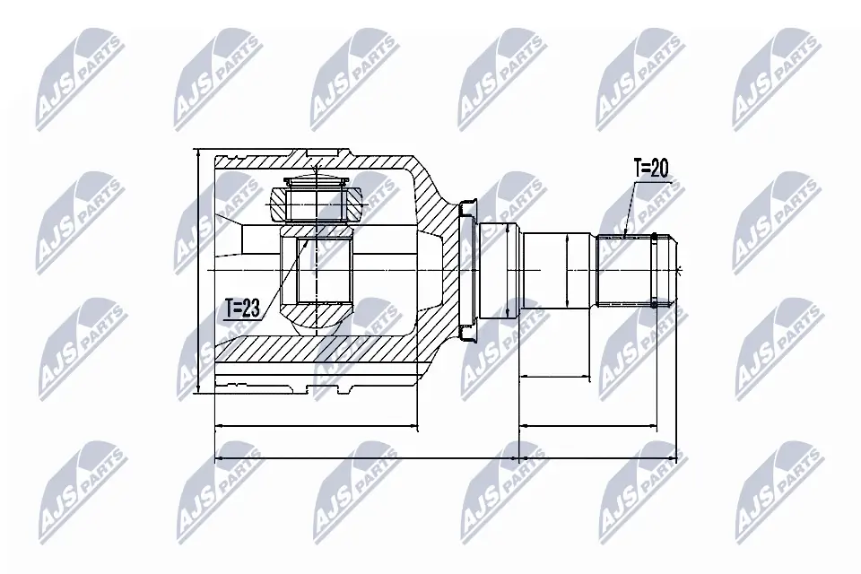 Joint Kit, drive shaft NPW-TY-059