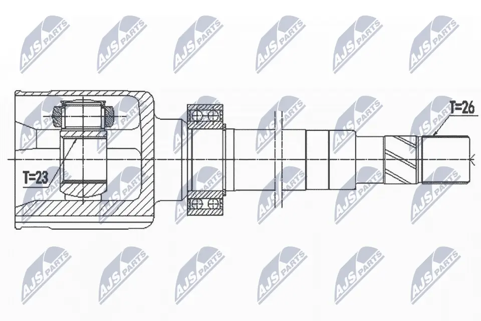 Joint Kit, drive shaft NPW-RE-145