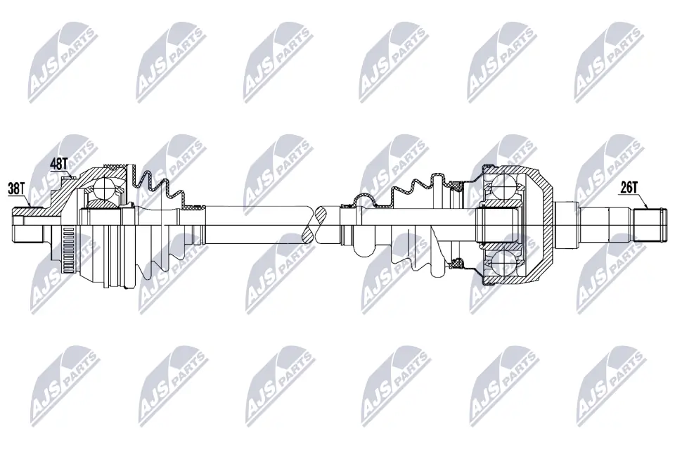 Drive Shaft NPW-VW-202