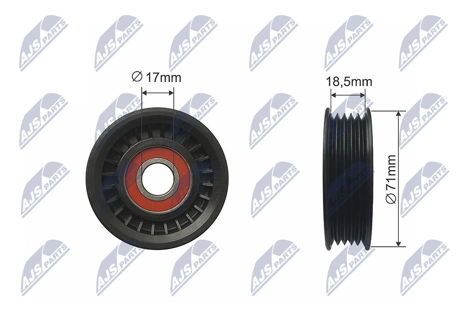 Tensioner Pulley, V-belt RNK-FR-036