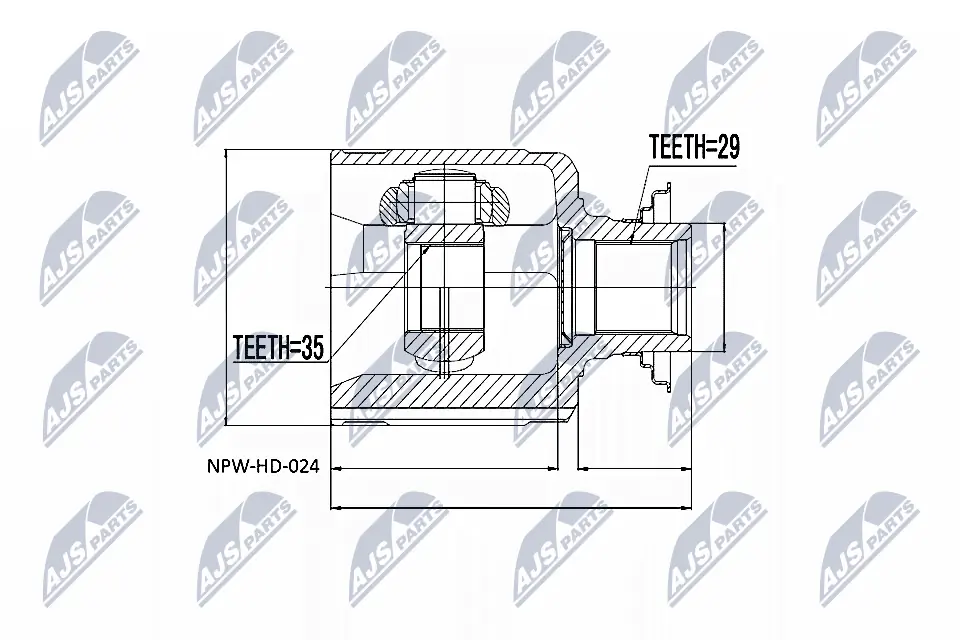 Joint Kit, drive shaft NPW-HD-024