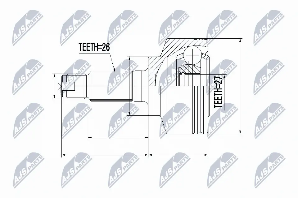 Joint Kit, drive shaft NPZ-HD-063