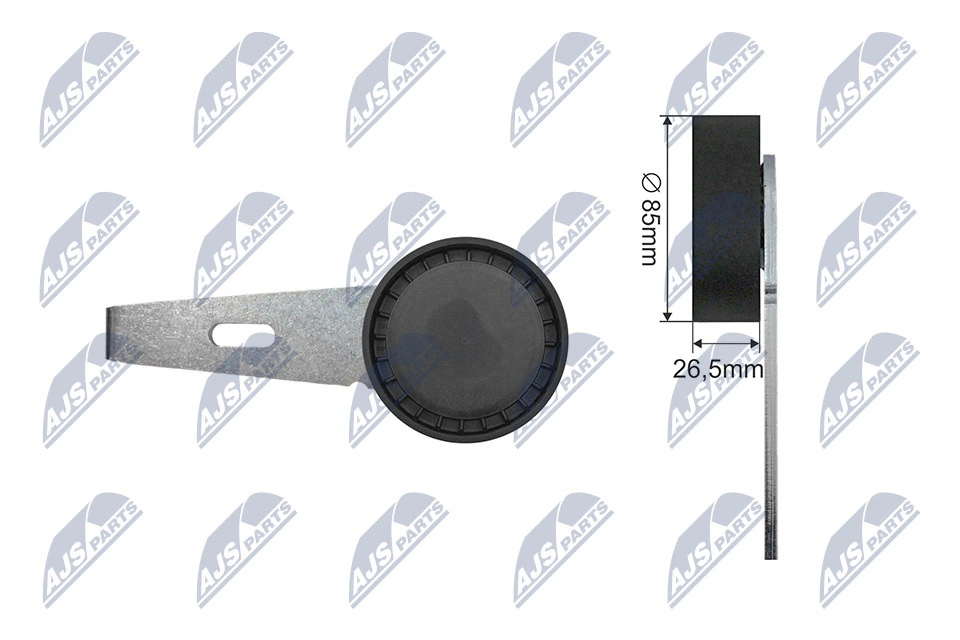 Tensioner Pulley, V-ribbed belt RNK-FT-022