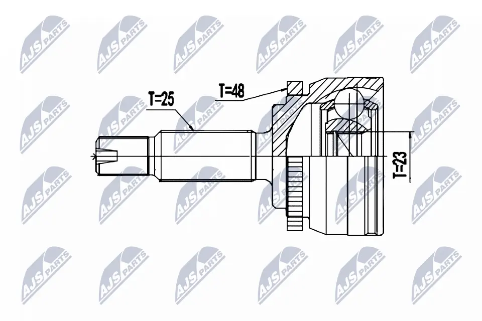 Joint Kit, drive shaft NPZ-HY-559