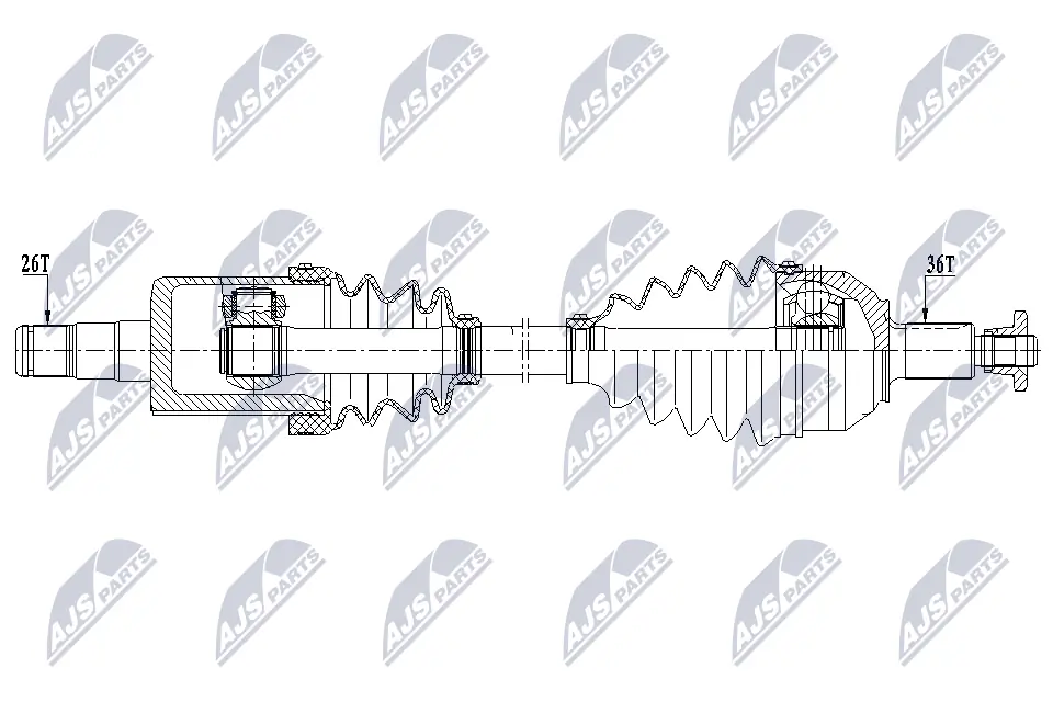 Drive Shaft NPW-VW-210