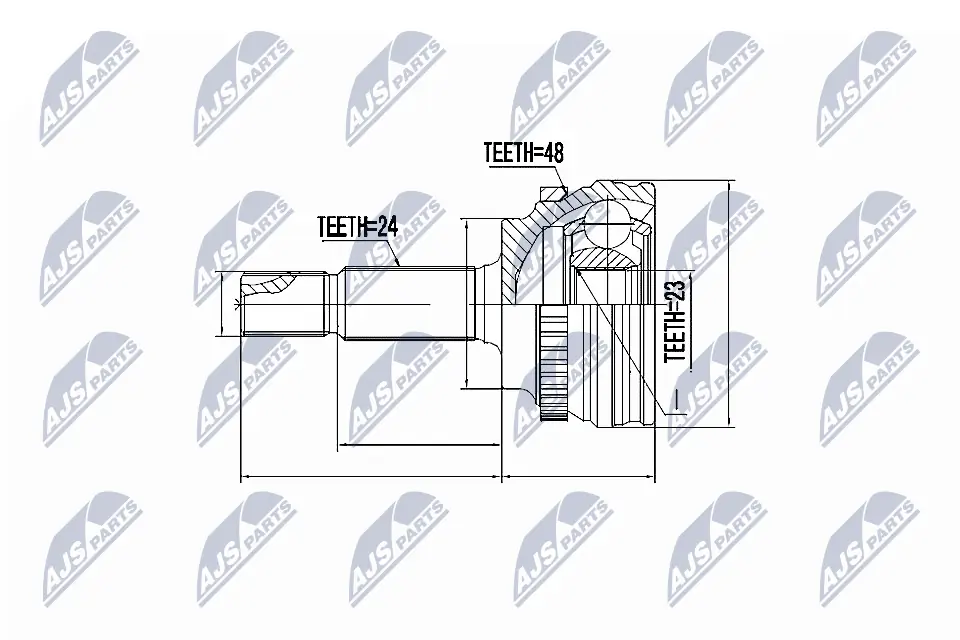 Joint Kit, drive shaft NPZ-TY-056