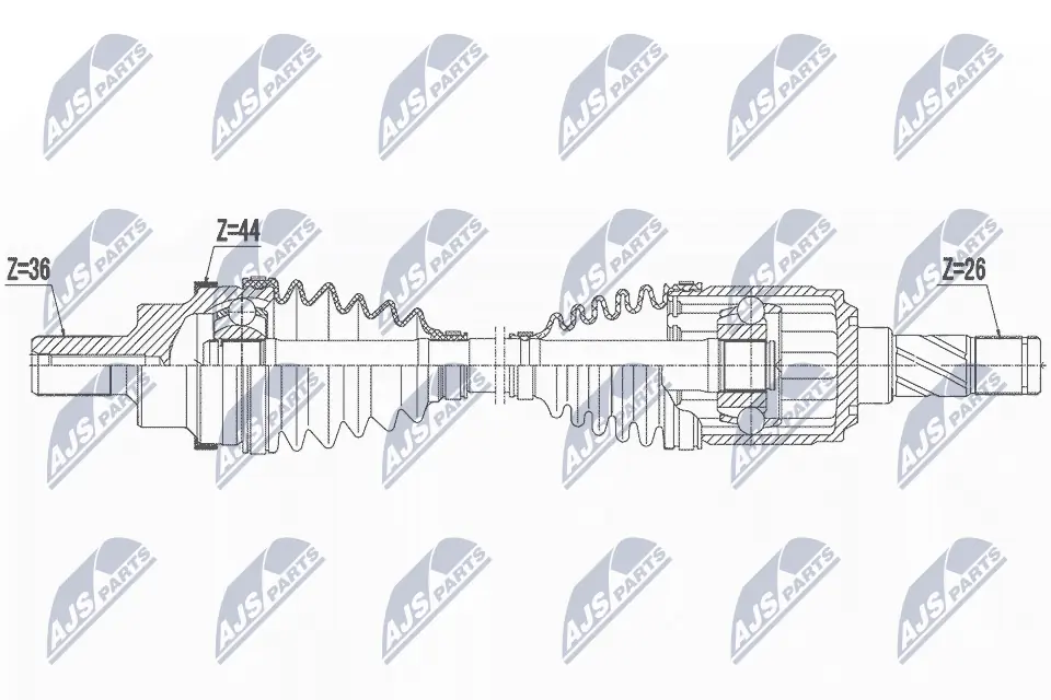Drive Shaft NPW-FR-159