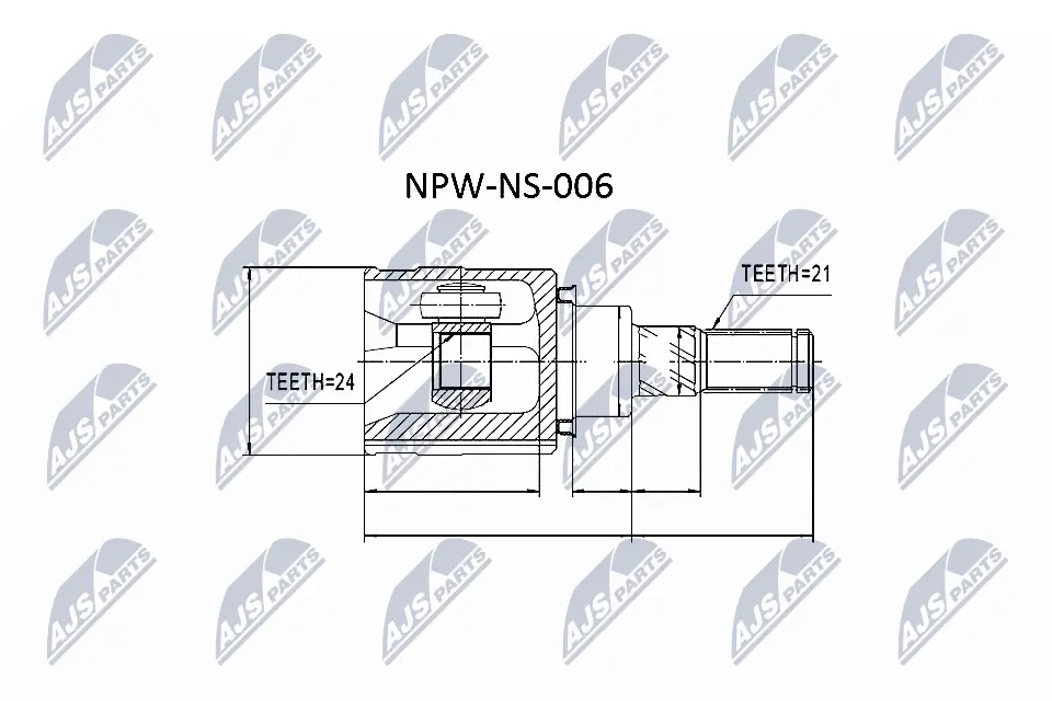 Joint Kit, drive shaft NPW-NS-006