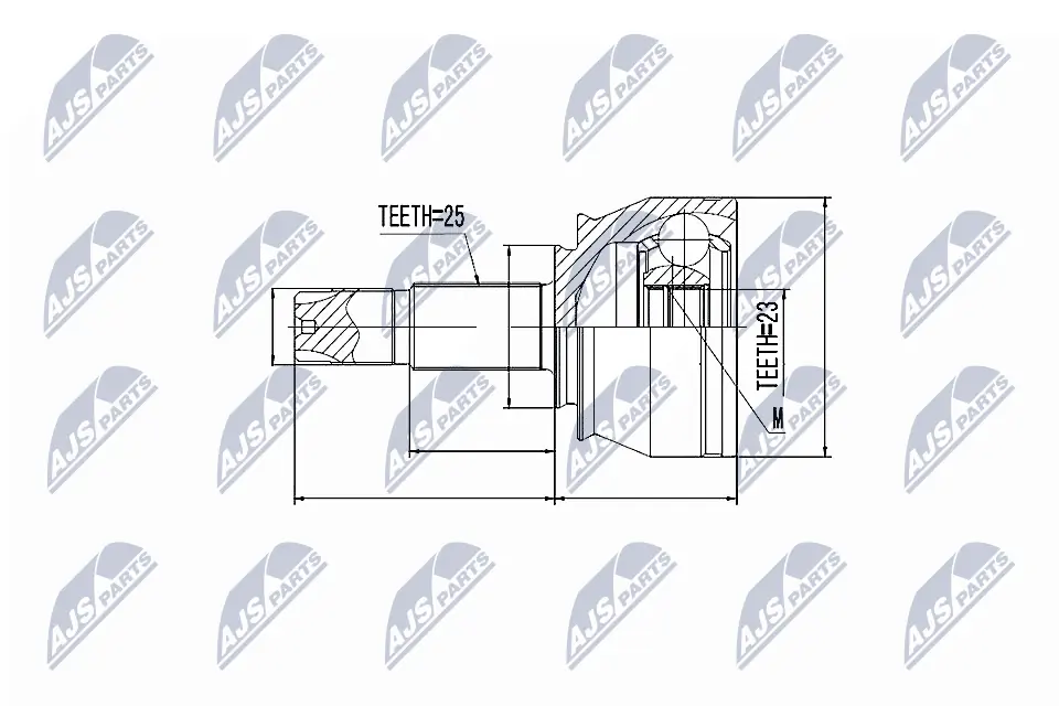 Joint Kit, drive shaft NPZ-FT-053